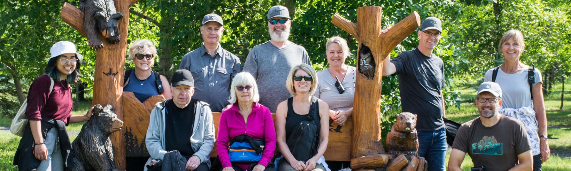 Members of YouQuest pose for a group photo.